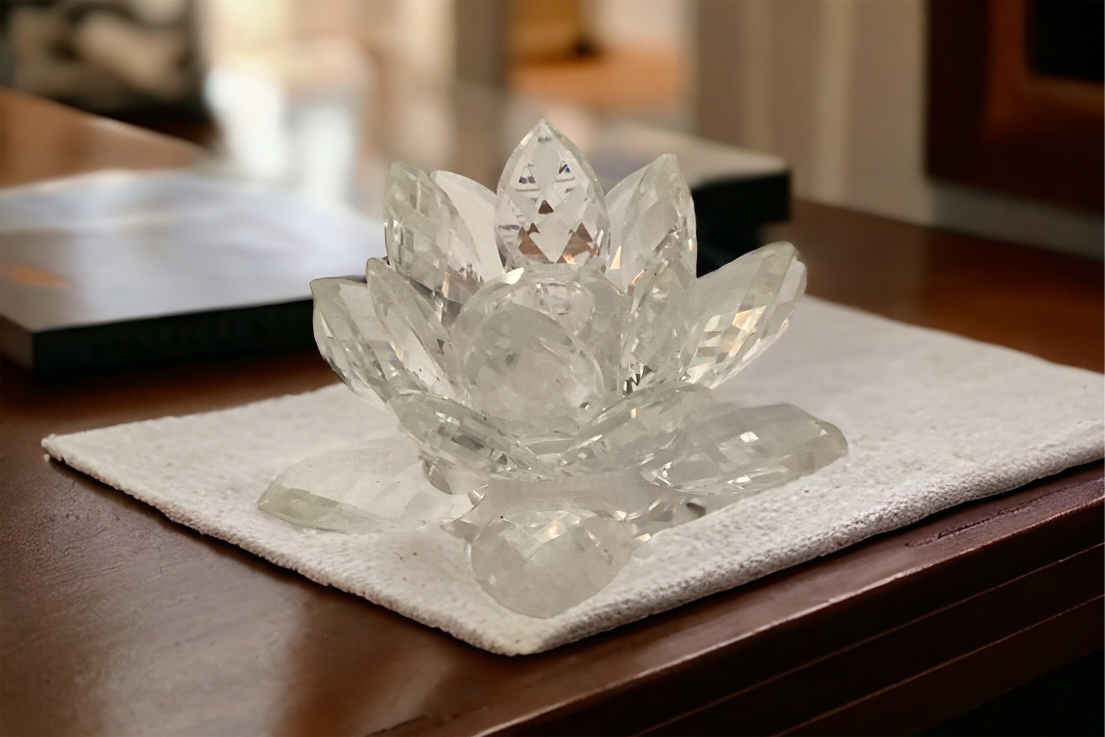 Swarovski Lotus Crystal Candle Holder - Etsy
