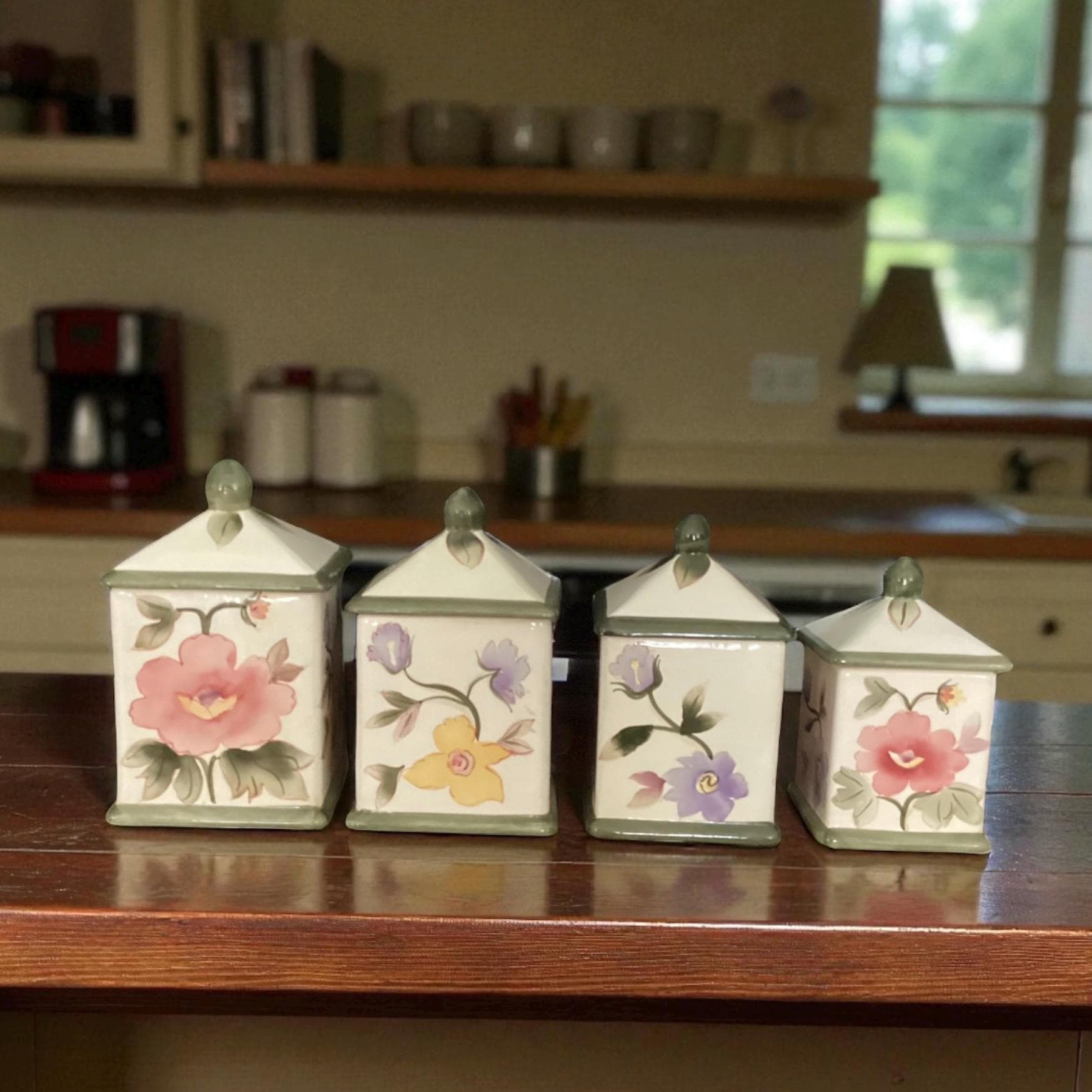 Vintage Canister Set of 4 - Etsy