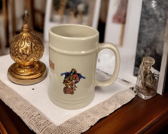 Vintage Captain Morgan Spiced Rum Mug, Beer Stein, Ceramic Mug, Beer Tankard