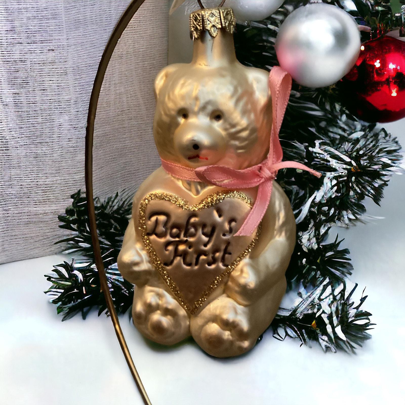 アメリカ　アーティストベア作品　クリスマス 1998 Snow Baby Ornament - Etsy