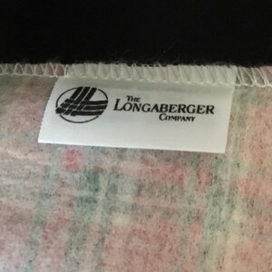 Vintage Longaberger Basket, 1991 Yuletide Vegetable Basket, Christmas Edition with original plaid cloth Liner. bild 5