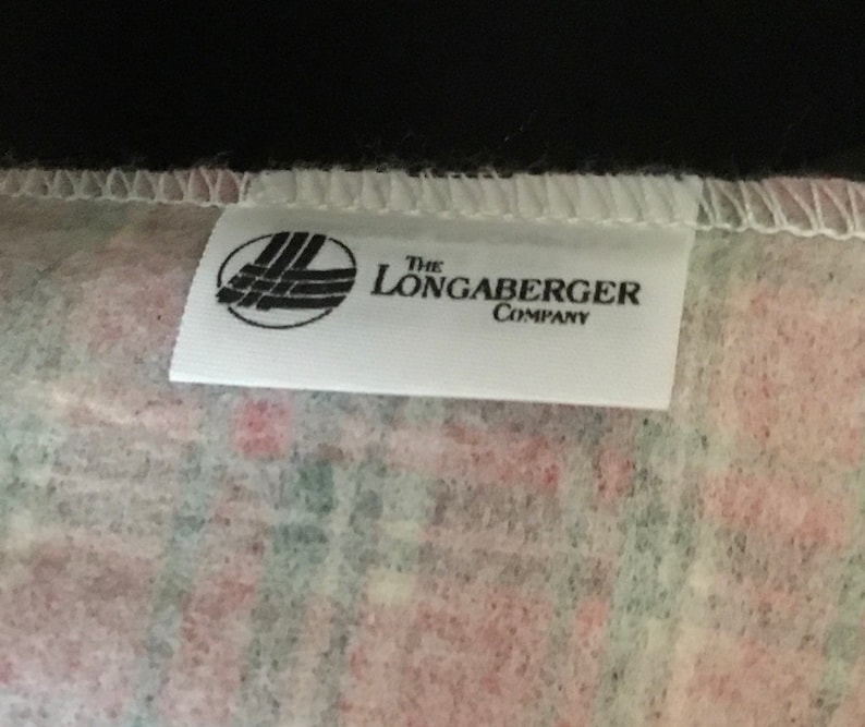 Vintage Longaberger Basket, 1991 Yuletide Vegetable Basket, Christmas Edition with original plaid cloth Liner. bild 5