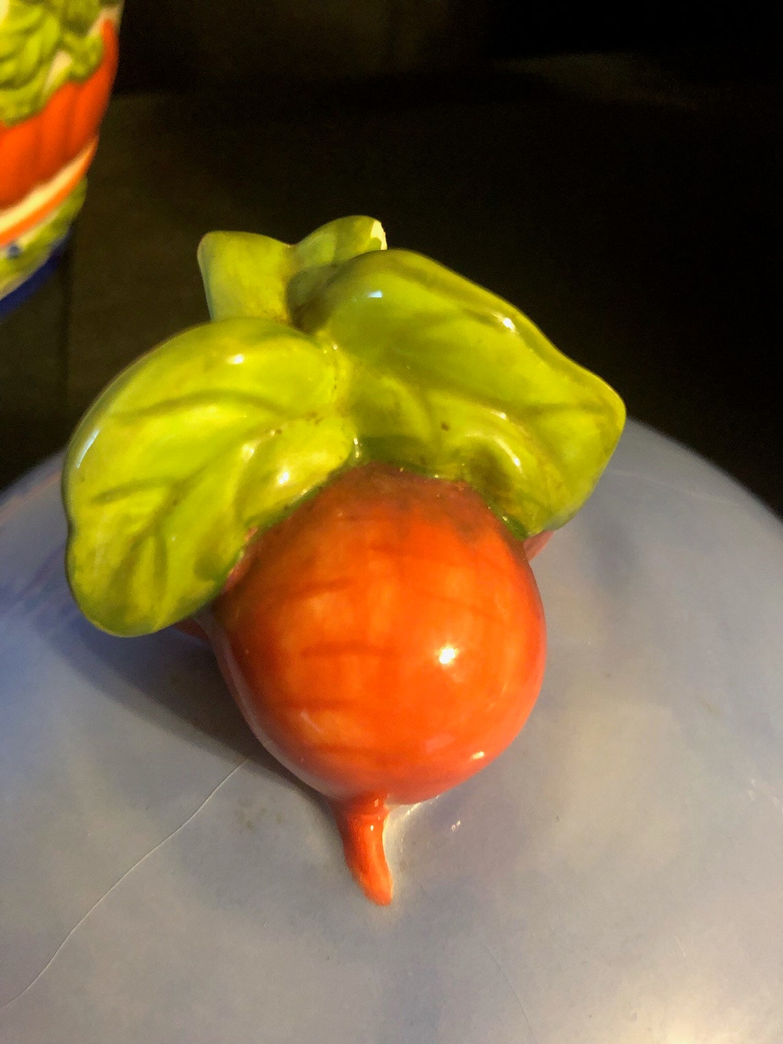 Vintage ZRIKE Canister Set Cornucopia Hand Painted Vegetable Etsy