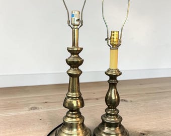 Vintage Brass Table Lamps, Sold Separately