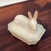 Rare Westmorland Milk Glass Bunny Rabbit, Butter Dish With Picket Fence ...