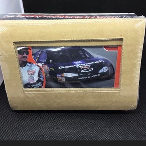 Vintage Dale Earnhardt Sr. NASCAR #3 Playing Cards in a 2001 Collector Tin