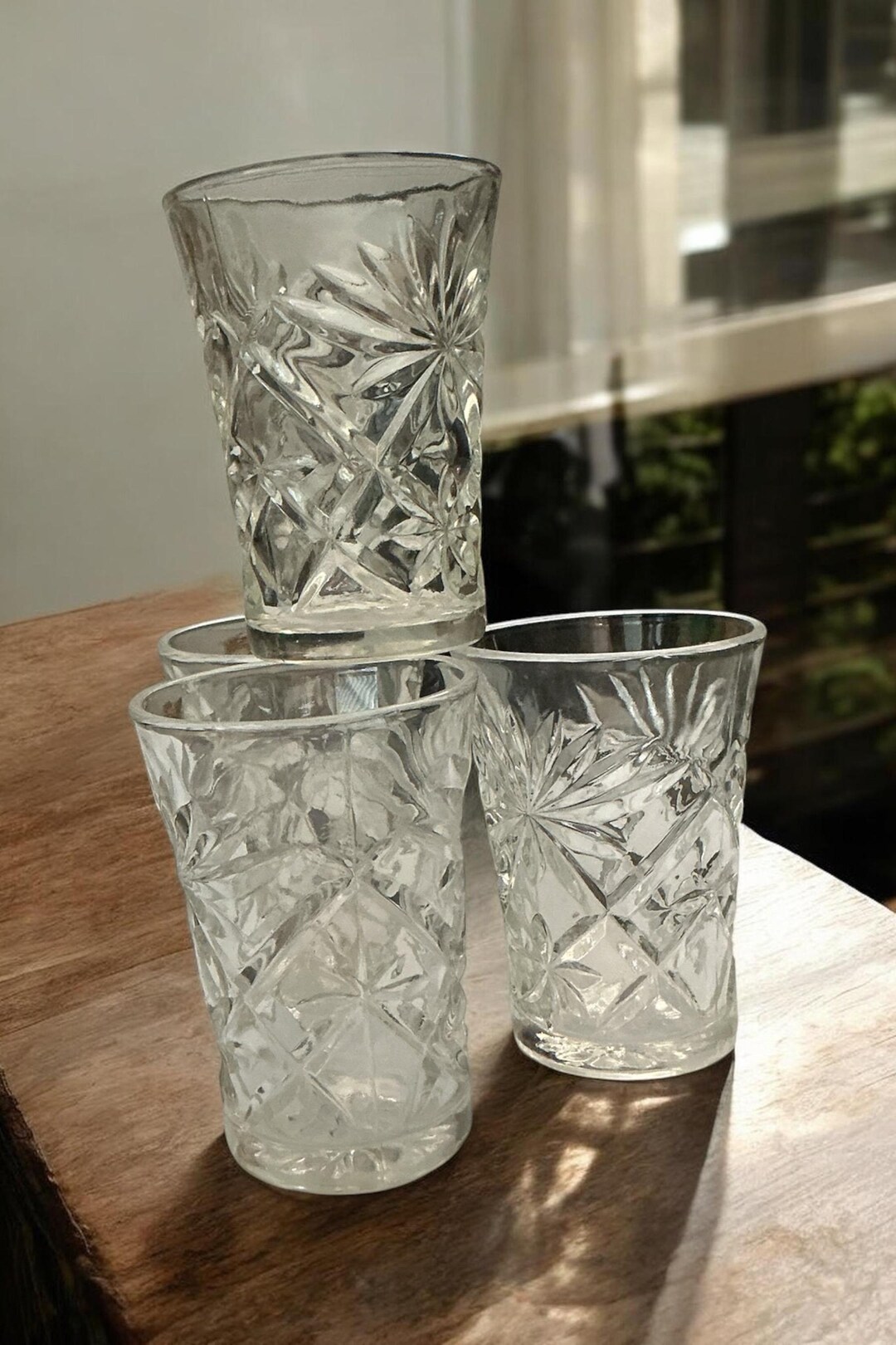 Beautiful Glass Tumbler From the Early American Prescut (EAPC) Pattern ...
