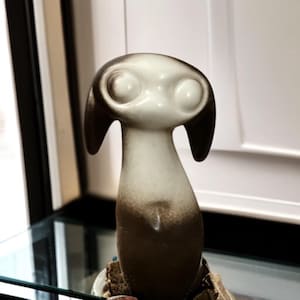 Big Eye Dog Figurine - Etsy
