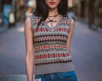 Moderne Nordische Fair Isle Strickanleitung (PDF Download)