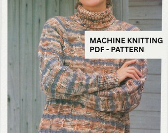 Lady's Chunky Raglan Strickmuster: (PDF) + Bonus Stitches