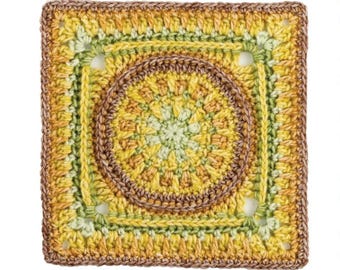 Autum Granny Square Crochet Pattern and Techniques (PDF Download)