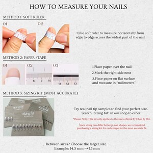 Iridescent Amethyst Blooming Press-on Nails, Silver Chrome French Tip ...
