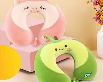 Travesseiro de pescoço de viagem de espuma viscoelástica: conforto ergonômico em formato de U