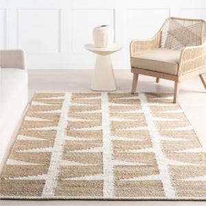 6x9,8x10ft white and Natural Hemp Jute Rungs-Extra Large Jute Rugs Jute Rugs ,checkerboard jute Rug, Large Area Hemp Rug For Hallway Rug