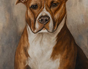Custom Hand-Painted Pet Portrait – Unique Acrylic or Oil Art from Your Photos
