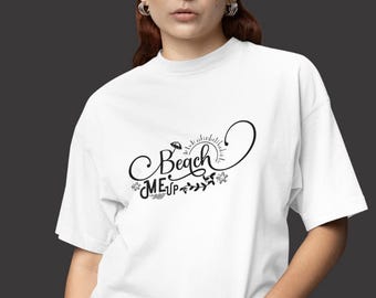 Beach Me Up Graphic Tee: Fun Coastal Summer T-Shirt
