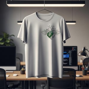 Programmer T-Shirt “Error 404: Heart Not Found” | Unique Designer Print for Coders, Geeks, IT, Unisex | Gift for Programmer