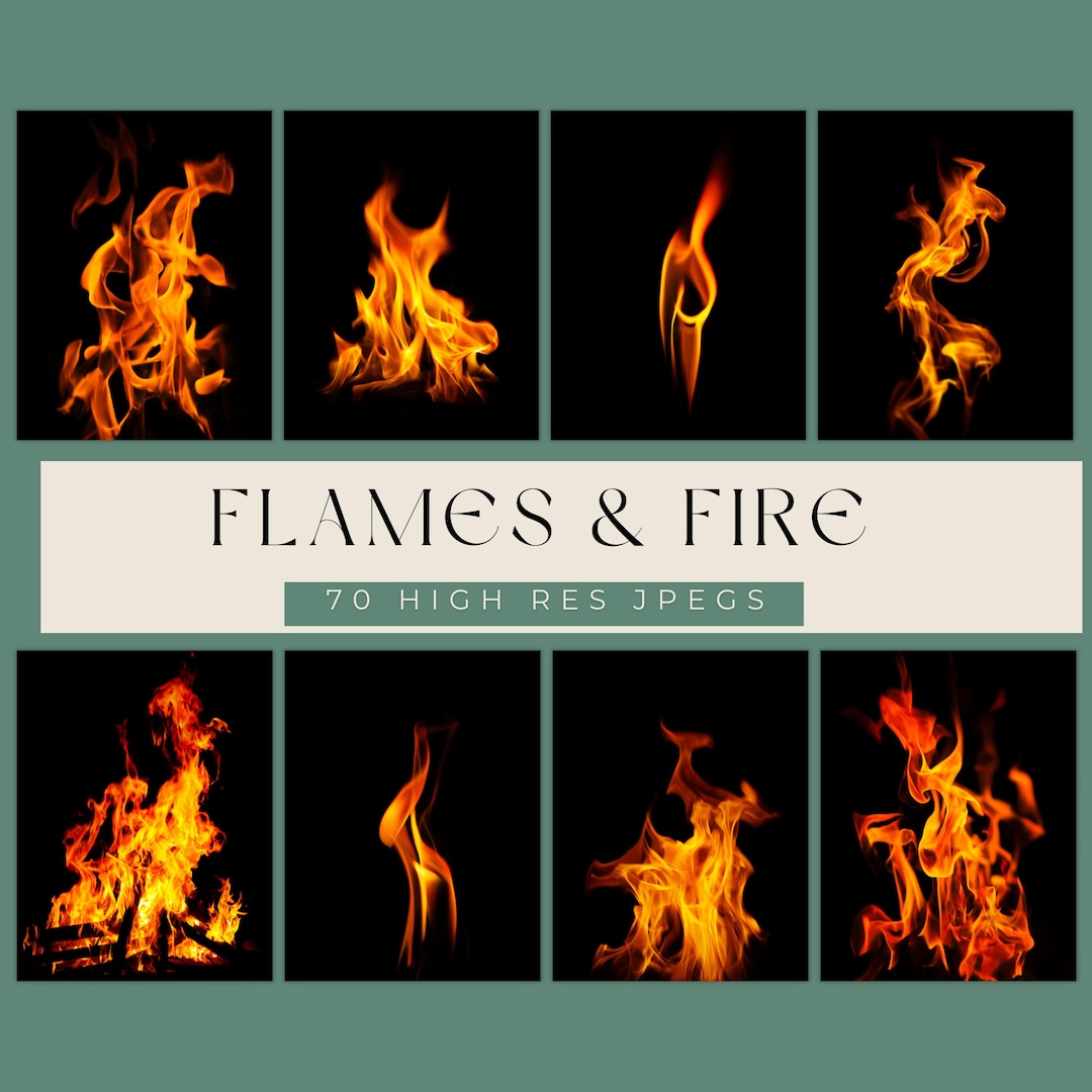 Flames & Fire Collection | Realistic Fire Effects | 70 High Res ...