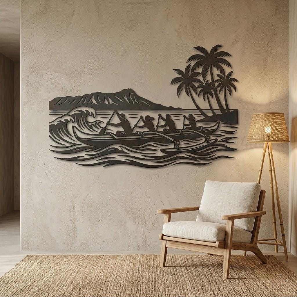 Outrigger Canoe Art - Etsy