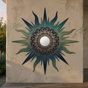 鏡 GEOMETRY WALL HANGING MIRROR Geometric Wall Mirror - Etsy