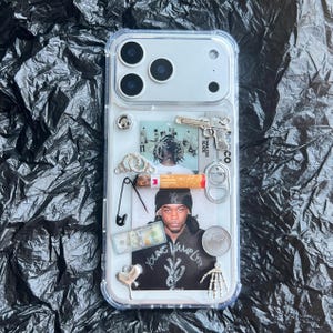 Individuell gestaltete Handyhülle aus Kunstharz: Ken Carson Xperiment Albumcover, Anhänger im Opium-Stil