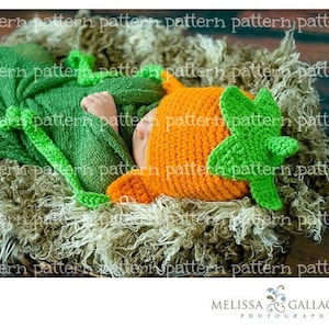 PATTERN Pumpkin-Top Earflap Hat Crochet PATTERN