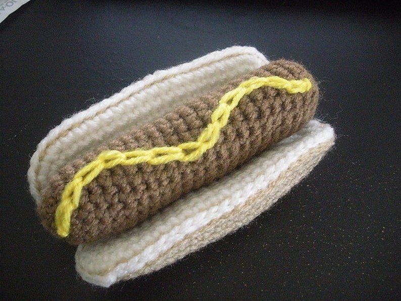 PATTERN Hot Dog Amigurumi Crochet PATTERN image 2