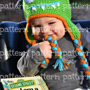 PATTERN Bug-Eyed Monster Crochet Hat PATTERN