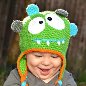 PATTERN Bug-eyed Monster Crochet Hat PATTERN - Etsy