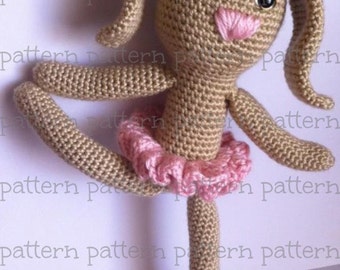 PATTERN Ballerina Bunny Amigurumi PATTERN