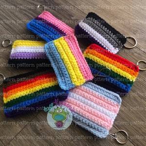 PATTERN PRIDE keychain LGBTQ handmade crochet pattern