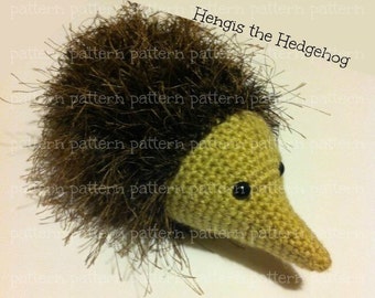 PATTERN Hengis the Hedgehog Amigurumi Crochet PATTERN