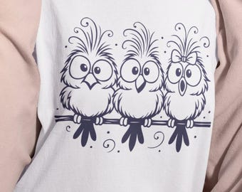 Cute Owl Shirt, Funny Owl T-Shirt, Owl Lover Gift, Cute Animal Tee, Bird Lover Shirt, Kawaii Owl Shirt, Gift for Her, Cute Graphic Tee