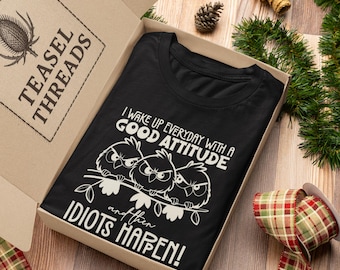 Sarcastic Bird Graphic Tee, Funny Humor T-Shirt