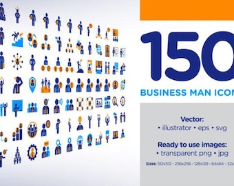 Business People Icon Pack | Flat Vector Avatars (SVG, PNG, JPG)