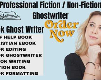 Ebook Ghostwriter + Taschenbuch Formatierung Bundle | Belletristik oder Sachbuch | FREE Cover | KDP Bereit