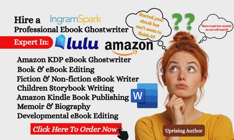 Personalisiertes Buch Ghostwriter (Jedes Genre) | Ebook + GRATIS Cover | Taschenbuch Format Add-On Bild 1