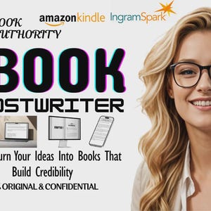 Publish-Ready Book Package: Ghostwriting + FREE Cover + KDP Formatting (Fiction/Nonfiction)