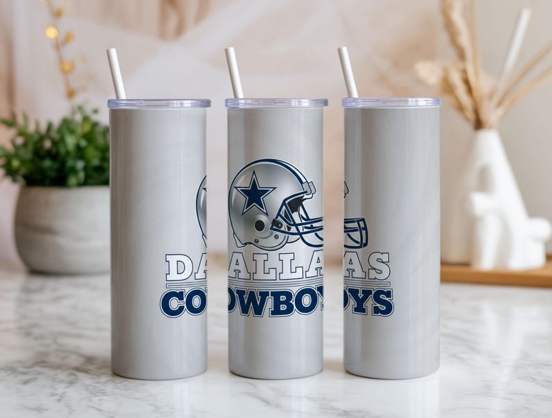 Pack of 24+ Cowboys Tumbler Wrap PNG, Sport 20oz 30oz Mascot ...