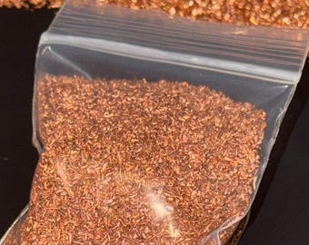 Pure Copper Chop - 1 Ounce Bag - Raw Granulated Copper Shavings