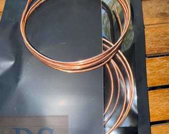 20 ft Raw Copper Wire - 10 gauge - Eco-Friendly Crafting Supply - Natural Metal Recycled