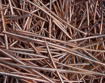Bare Bright Copper - 10 lb  - Raw Copper Pieces - Pure Metal