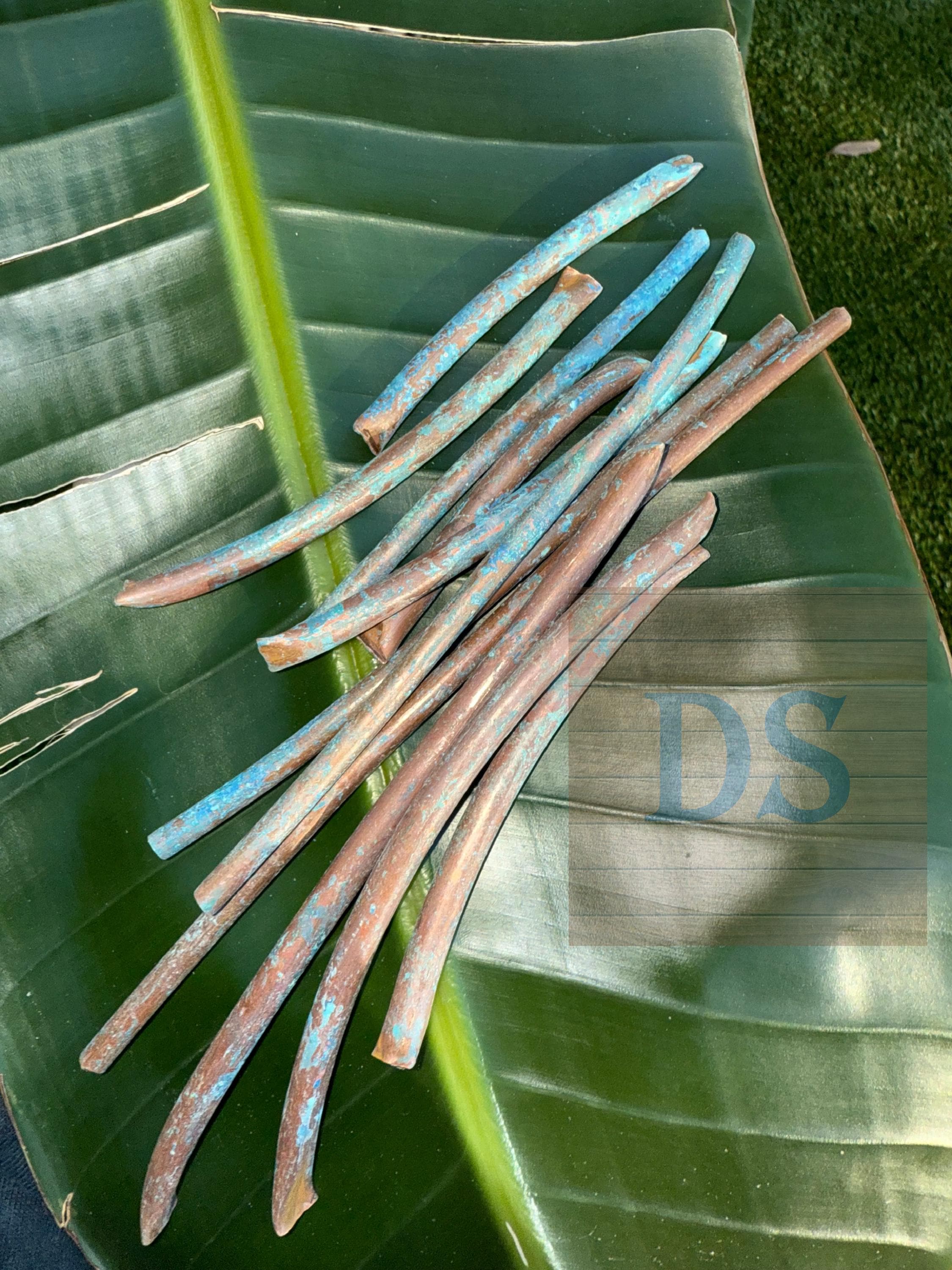 Patina Copper Strips (1 lb) - Recycled Copper Art Supply for Artists & Makers