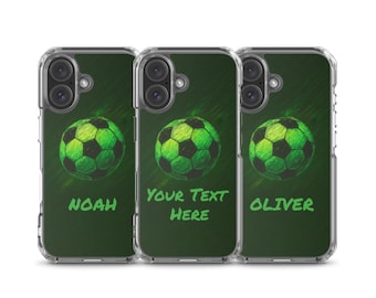 Custom Football Phone Case: Minimalist Sports Design