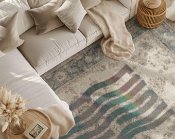 F*ck Rug Modern Statement Carpet Bold Edgy Home Décor Funky Dorm Gift