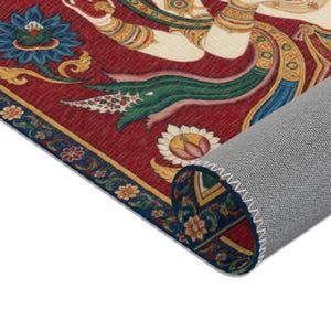 Shiva Tapestry Wall Rug – Thangka Style Hindu Art, Meditation Decor - Etsy