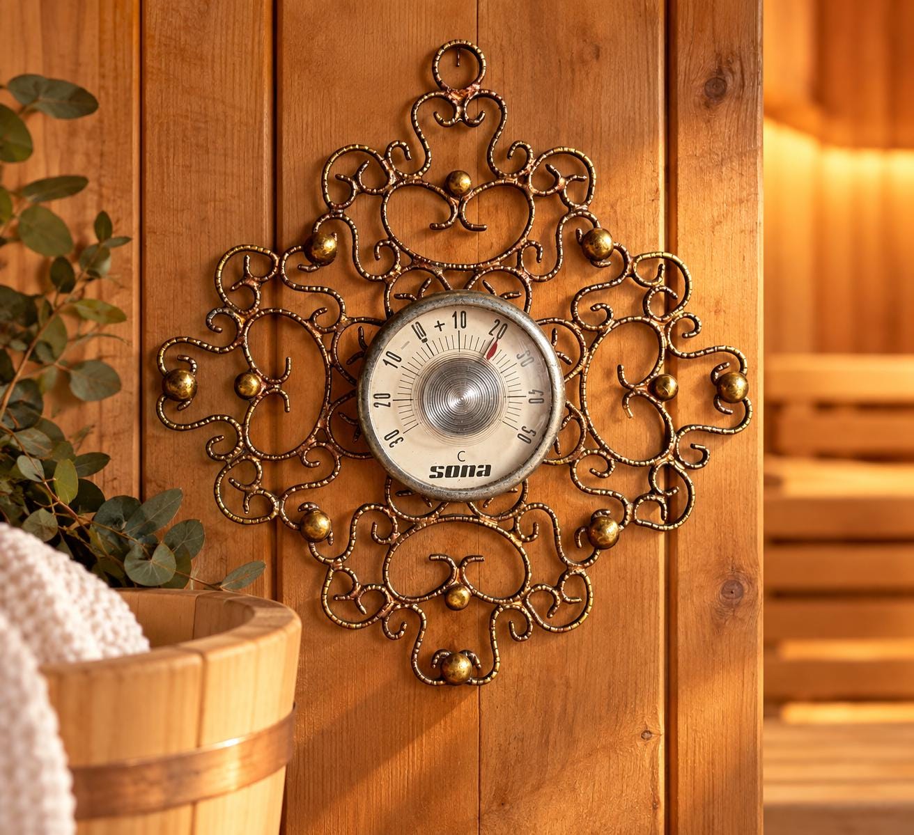 Antique Temperature Gauge - Etsy