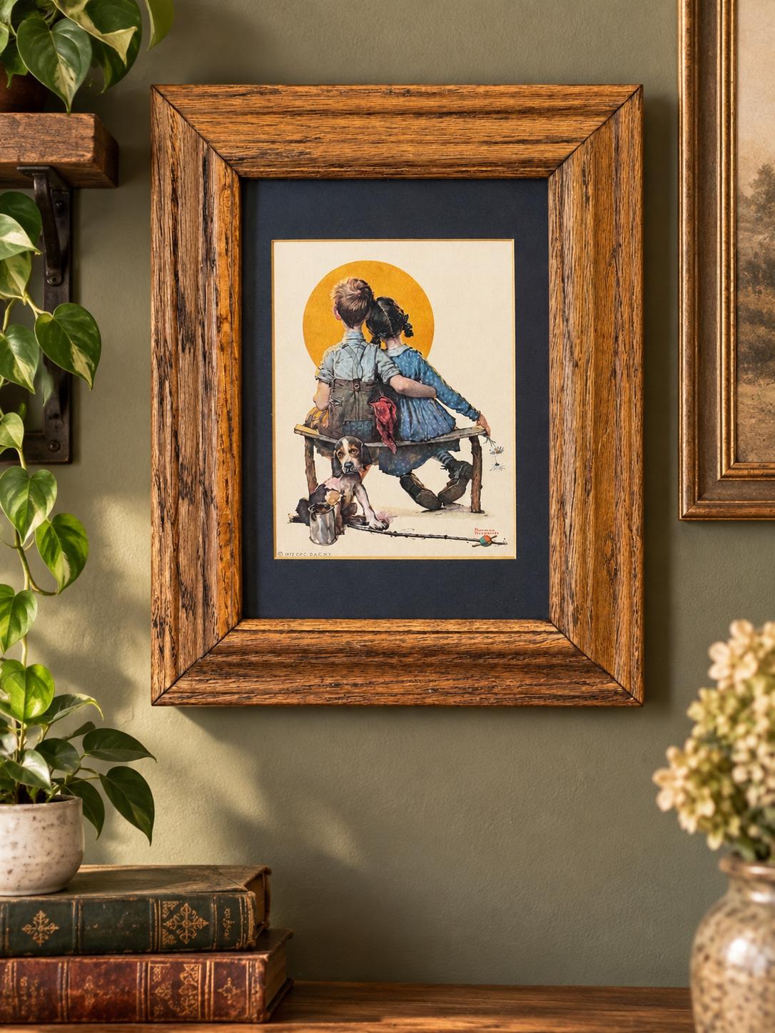 Norman Rockwell Boy Fishing - Etsy