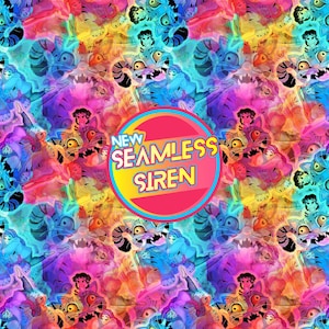 Rainbow Derpy & Huntrix Seamless Pattern
