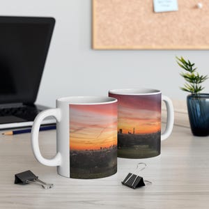 Stylish London Cityscape Mug, Coffee Cup, Gift for Urban Lovers, Home Decor, Office Drinkware, Travel Souvenir, Primrose Hill